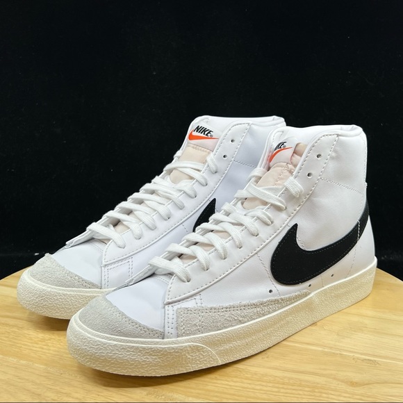 Nike | Shoes | Nike Blazer Mid 77 Vintage White Black Womens Size 5 Mens 9  New Cz1055100 | Poshmark